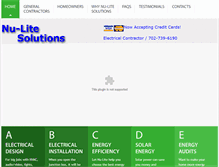 Tablet Screenshot of nulitesolutions.com
